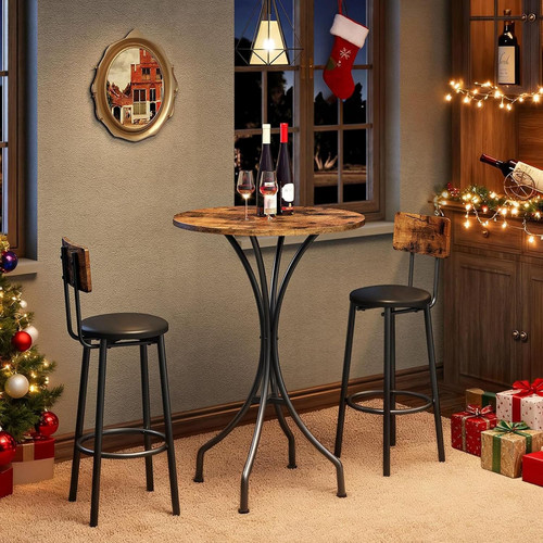 Round high top bar - high,